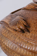 Load image into Gallery viewer, 1940s Armadillo Purse Taxidermy Brown Leather Shoulder Handbag Bag