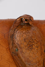 Load image into Gallery viewer, 1940s Armadillo Purse Taxidermy Brown Leather Shoulder Handbag Bag