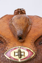 Load image into Gallery viewer, 1940s Armadillo Purse Taxidermy Brown Leather Shoulder Handbag Bag