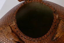 Load image into Gallery viewer, 1940s Armadillo Purse Taxidermy Brown Leather Shoulder Handbag Bag