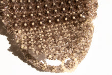 Load image into Gallery viewer, 1960s Purse Chunky 3D Beaded Smokey Pearl Hand Bag