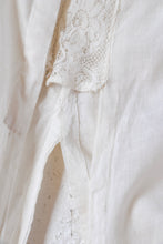 Load image into Gallery viewer, 1910s Antique Edwardian Cotton Chemise Step In Split Crotch Lingerie S