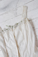 Load image into Gallery viewer, 1910s Antique Edwardian Cotton Chemise Step In Split Crotch Lingerie S