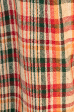 Load image into Gallery viewer, 1970s Pants Wool Blend Plaid Wide Leg High Waist Trousers M