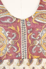 Load image into Gallery viewer, 1970s Maxi Dress Paisley Printed Cotton Soho S