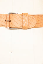 Load image into Gallery viewer, 1980s Belt Leather Cinch Waist Brown S