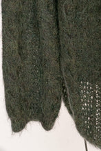 Load image into Gallery viewer, 1980s Sweater Chunky Mohair Knit Oversized Cardigan Benetton M