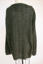 Load image into Gallery viewer, 1980s Sweater Chunky Mohair Knit Oversized Cardigan Benetton M