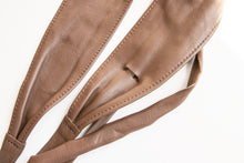 Load image into Gallery viewer, 1980s Belt Leather Tie Wrap Waist Cinch Boho Brown France