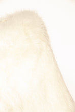 Load image into Gallery viewer, 1950s Fur Stole White Rabbit Plush Fluffy Wrap S