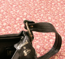 Load image into Gallery viewer, 1960s Purse Leather Black Justin Shoulder Bag