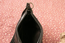 Load image into Gallery viewer, 1960s Purse Leather Black Justin Shoulder Bag