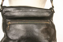 Load image into Gallery viewer, 1960s Purse Leather Black Justin Shoulder Bag