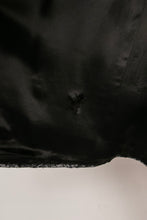 Load image into Gallery viewer, 1960s Coat Patterned Wool Blend Cocktail Jacket Fur Collar M
