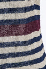 Load image into Gallery viewer, 1970s Sweater Top Stripped Knit Bill Haire Friedricks Sport Rayon Knit M