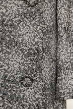 Load image into Gallery viewer, 1960s Coat Patterned Wool Blend Cocktail Jacket Fur Collar M