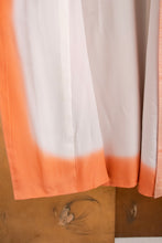 Load image into Gallery viewer, 1950s Kimono Japanese Robe Silk Crepe Peach Jacquard