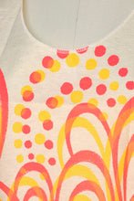Load image into Gallery viewer, 1960s Paper Dress Psychedelic Neon Black Light Mod Op Art Shift