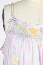 Load image into Gallery viewer, 1970s Nightgown Vanity Fair Floral Printed Lingerie Slip Dress M
