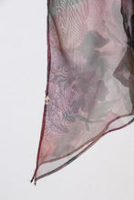 Load image into Gallery viewer, 1990s Blouse Sheer Organza Deadstock Floral Top L