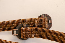 Load image into Gallery viewer, 1980s Belt Metallic Vinyl Shell Cinch Waist S