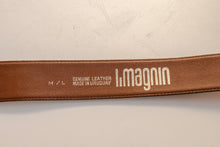 Load image into Gallery viewer, 1980s Belt Leather Cinch Waist Brown I.Magnin M