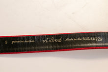 Load image into Gallery viewer, 1980s Belt Red Suede Leather Cinch Waist S