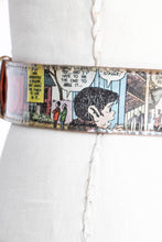 Load image into Gallery viewer, 1974 Dondi Belt Comic Stripe Plastic Vinyl Novelty Waist Cinch XS / S