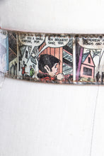 Load image into Gallery viewer, 1974 Dondi Belt Comic Stripe Plastic Vinyl Novelty Waist Cinch XS / S