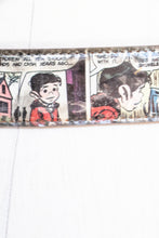 Load image into Gallery viewer, 1974 Dondi Belt Comic Stripe Plastic Vinyl Novelty Waist Cinch XS / S