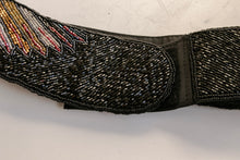 Load image into Gallery viewer, 1980s Hand Beaded Belt Rope Tie Waist Cinch