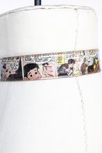 Load image into Gallery viewer, 1974 Dondi Belt Comic Stripe Plastic Vinyl Novelty Waist Cinch XS / S