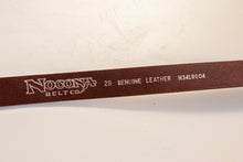 Load image into Gallery viewer, 1990s Belt Red Leather Engraved Jewel Buckle Western M