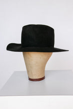 Load image into Gallery viewer, Vintage Stetson Hat Beaver Wool Felted Wide Brim Western Black XXXXX