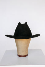 Load image into Gallery viewer, Vintage Stetson Hat Beaver Wool Felted Wide Brim Western Black XXXXX