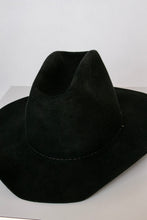 Load image into Gallery viewer, Vintage Stetson Hat Beaver Wool Felted Wide Brim Western Black XXXXX