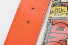 Load image into Gallery viewer, 1974 Dondi Belt Comic Stripe Plastic Vinyl Novelty Waist Cinch XS / S