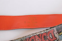 Load image into Gallery viewer, 1974 Dondi Belt Comic Stripe Plastic Vinyl Novelty Waist Cinch XS / S
