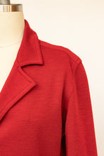 Load image into Gallery viewer, 1970s YSL Shirt Jacket Wool Rust Red Yves Saint Laurent