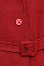 Load image into Gallery viewer, 1970s YSL Shirt Jacket Wool Rust Red Yves Saint Laurent
