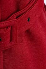 Load image into Gallery viewer, 1970s YSL Shirt Jacket Wool Rust Red Yves Saint Laurent