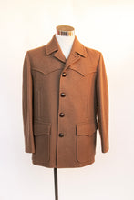 Load image into Gallery viewer, 1970s Pendleton Wool Coat Western Brown Jacket Men's 42