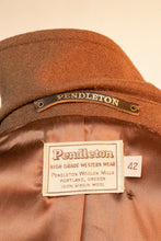 Load image into Gallery viewer, 1970s Pendleton Wool Coat Western Brown Jacket Men's 42