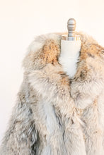 Load image into Gallery viewer, 1970s Fur Coat Full Length Fox Long Plush M/L