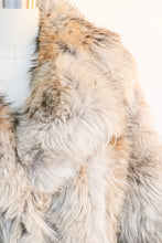 Load image into Gallery viewer, 1970s Fur Coat Full Length Fox Long Plush M/L