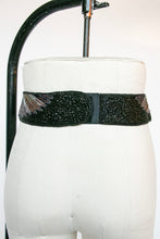Load image into Gallery viewer, 1980s Hand Beaded Belt Rope Tie Waist Cinch