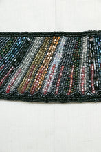 Load image into Gallery viewer, 1980s Hand Beaded Belt Rope Tie Waist Cinch