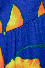Load image into Gallery viewer, 1970s Kaftan Maxi Dress Floral Printed Muu Mu Shift M