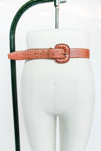 Load image into Gallery viewer, 1980s Belt Leather Cinch Waist Brown I.Magnin M