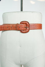 Load image into Gallery viewer, 1980s Belt Leather Cinch Waist Brown I.Magnin M